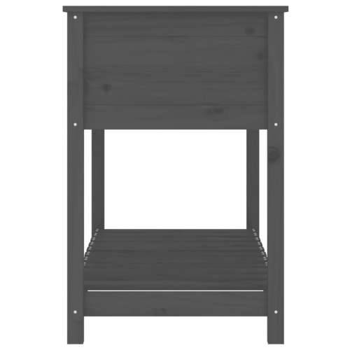 Sadilica s policom siva 111,5x54x81 cm od masivne borovine - Siva 111.5 x 54 x 81 cm 1 Cijena