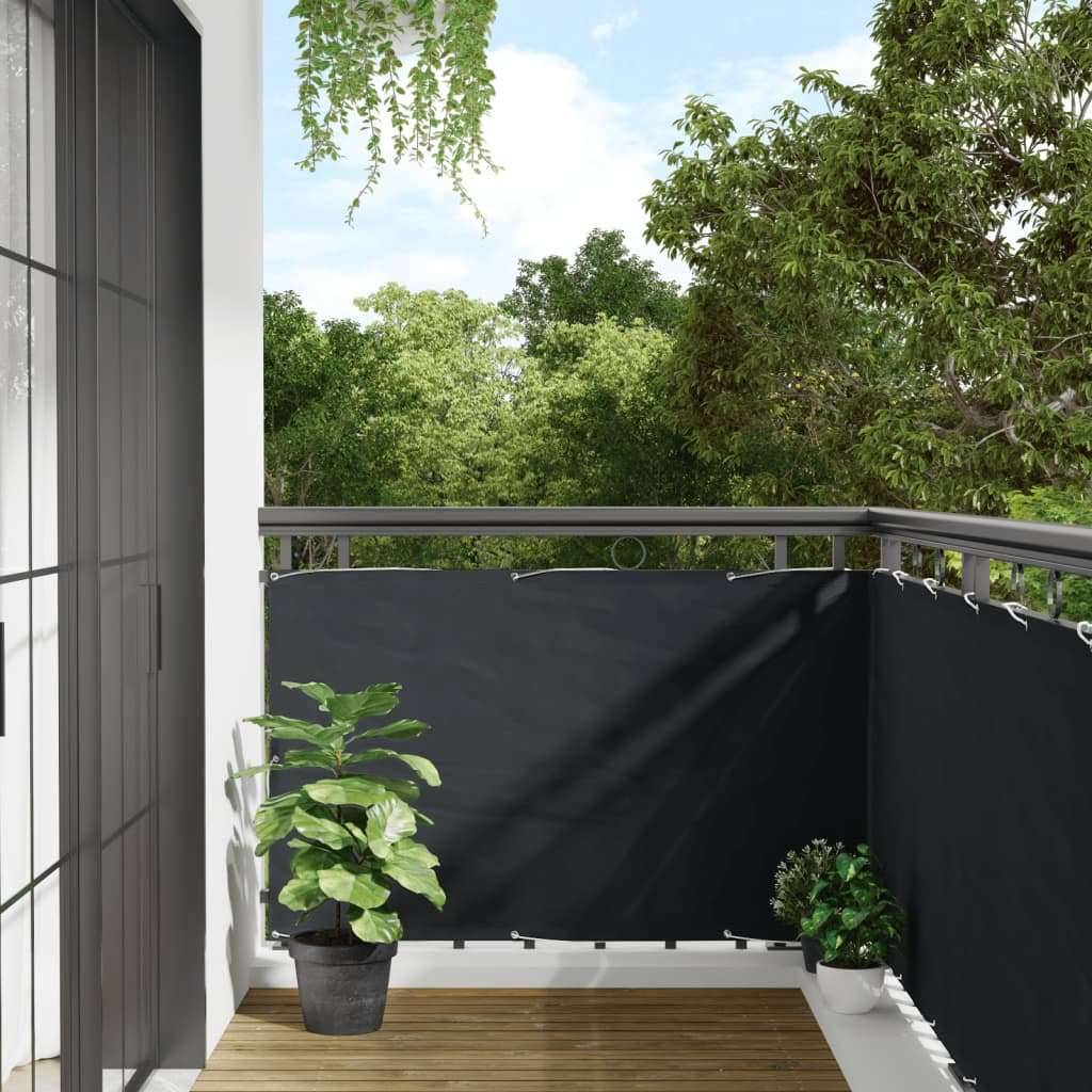 Balkonska Zaštita Oxford Tkanina u Antracit Boji 90x400 cm