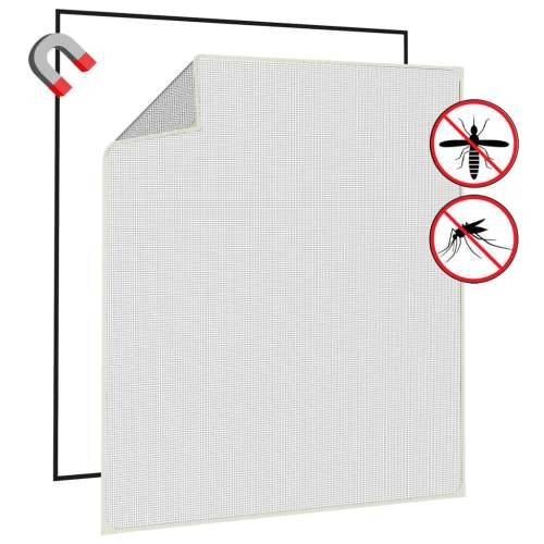 Magnetski prozorski zaslon protiv insekata bijeli 120 x 140 cm - Bijela 120 x 140 cm Cijena