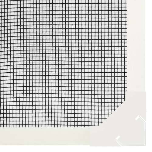 Magnetski prozorski zaslon protiv insekata bijeli 120 x 140 cm - Bijela 120 x 140 cm Cijena