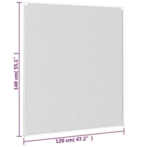 Magnetski prozorski zaslon protiv insekata bijeli 120 x 140 cm - Bijela 120 x 140 cm Cijena
