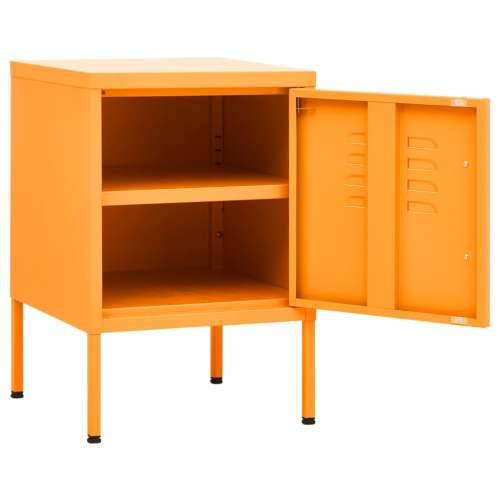 Noćni ormarić boja senfa 35 x 35 x 51 cm čelični - žuta boja senfa 1 Cijena