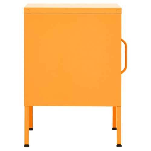 Noćni ormarić boja senfa 35 x 35 x 51 cm čelični - žuta boja senfa 1 Cijena