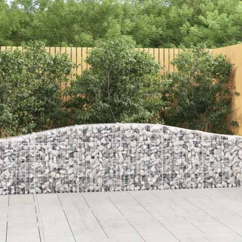 Lučne gabionske košare 5 kom 400x30x60/80 cm pocinčano željezo - 400 x 30 x 60/80 cm 5 Cijena