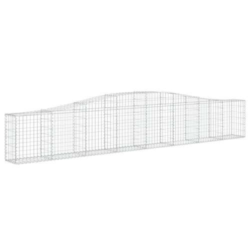 Lučne gabionske košare 10 kom 400x30x60/80 cm pocinčano željezo - 400 x 30 x 60/80 cm 10 Cijena