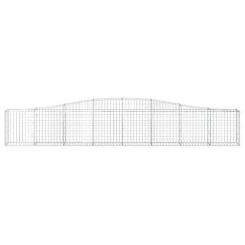 Lučne gabionske košare 10 kom 400x30x60/80 cm pocinčano željezo - 400 x 30 x 60/80 cm 10 Cijena