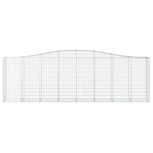 Lučne gabionske košare 4 kom 400x50x120/140cm pocinčano željezo - 400 x 50 x 120/140 cm 4 Cijena
