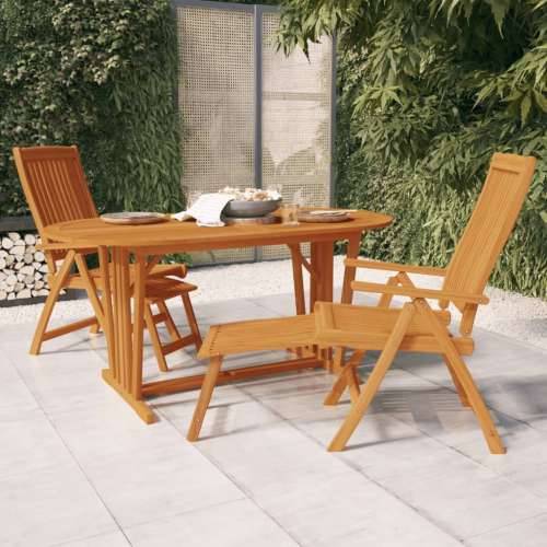 Vrtni stol 160 x 85 x 75 cm od masivnog drva eukaliptusa Cijena