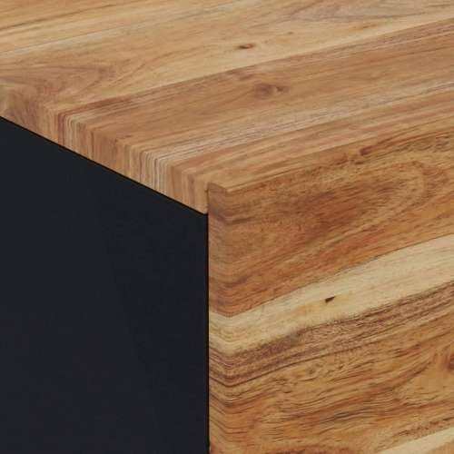 Noćni ormarići 2 kom 40 x 33 x 46 cm masivno bagremovo drvo - 2 Masivno bagremovo drvo Cijena