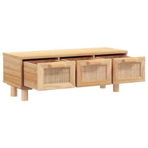 Stolić za kavu smeđi 80x40x30 cm konstruirano drvo i borovina - Smeđa 1 Cijena