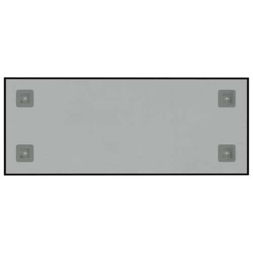 Zidna magnetna ploča crna 50 x 20 cm od kaljenog stakla Cijena