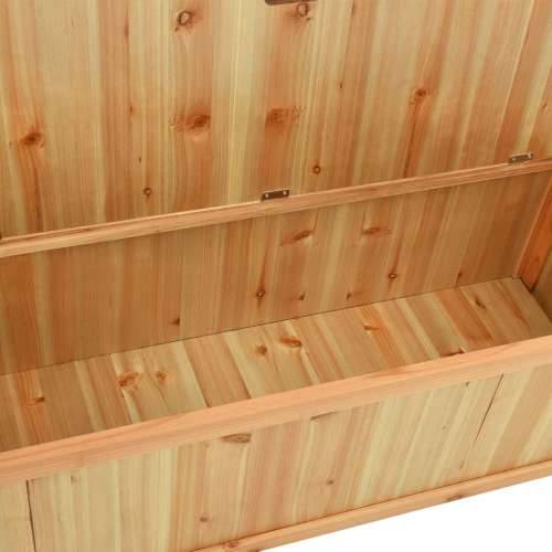 Klupa 107 x 45 x 75,5 cm od masivne jelovine - Smeđa Cijena