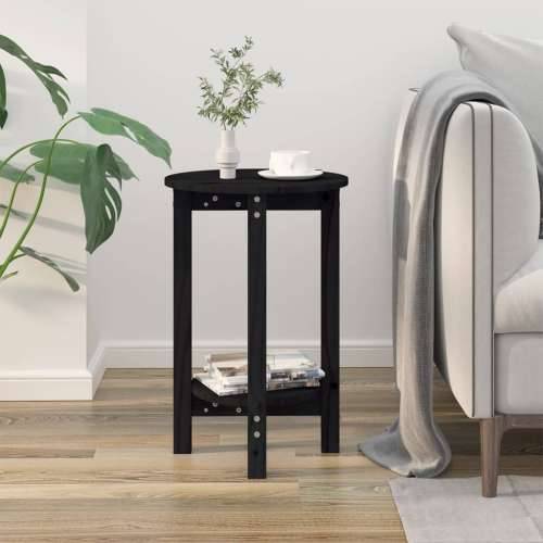 Stolić za kavu crni Ø 40x60 cm od masivne borovine - Crna Ø 40 x 60 cm 1 Cijena