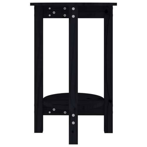 Stolić za kavu crni Ø 40x60 cm od masivne borovine - Crna Ø 40 x 60 cm 1 Cijena