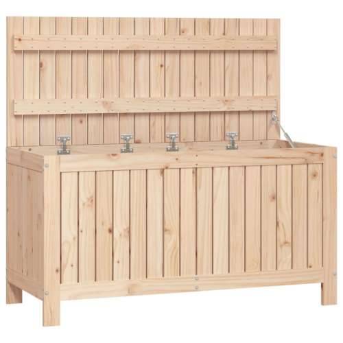 Vrtna kutija za pohranu 115x49x60 cm od masivne borovine - Prirodna boja bora 115 x 49 x 60 cm Cijena