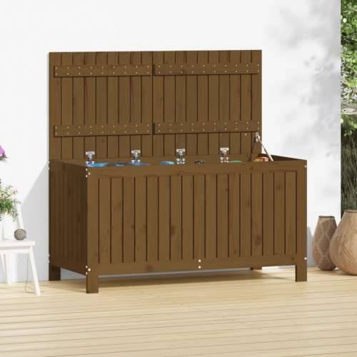 Vrtna kutija za pohranu boja meda 121x55x64 cm od borovine - Smeđa boja bora 121 x 55 x 64 cm Cijena