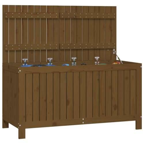 Vrtna kutija za pohranu boja meda 121x55x64 cm od borovine - Smeđa boja bora 121 x 55 x 64 cm Cijena
