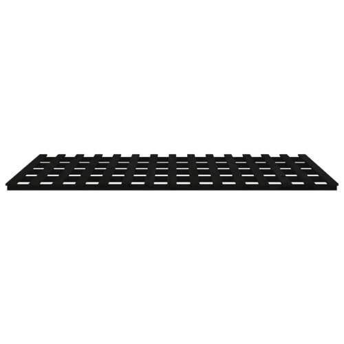 Okvir za krevet crni 200 x 200 cm od masivne borovine - Crna 200 x 200 cm Cijena