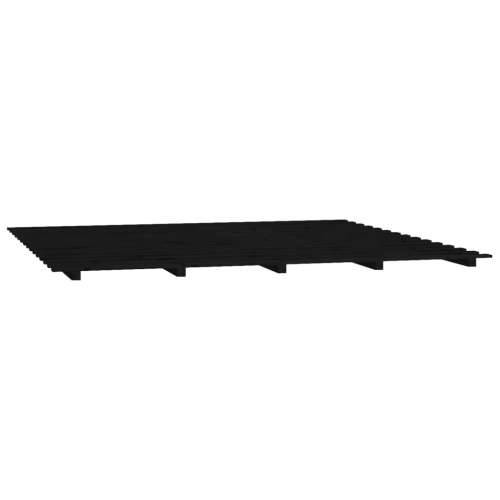Okvir za krevet crni 160x200 cm od masivne borovine - Crna 160 x 200 cm Cijena