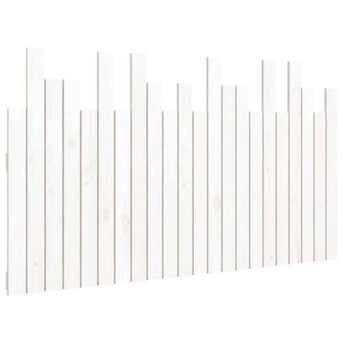 Zidno uzglavlje bijelo 140x3x80 cm od masivne borovine - Bijela 140 x 80 cm 1 Cijena