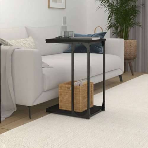 Bočni stolić crni 40x30x60 cm od konstruiranog drva - Crna 40 x 30 x 60 cm 1 Cijena