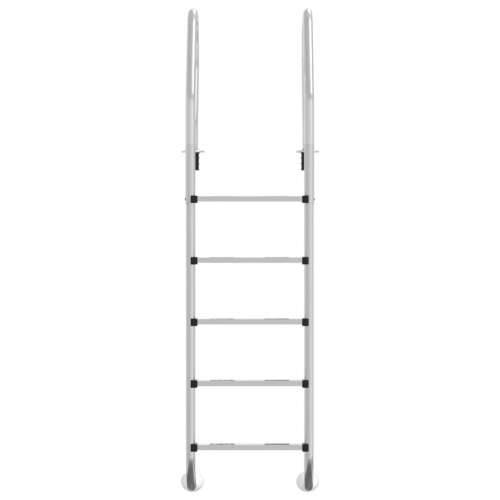 Ljestve za bazen 54 x 38 x 211 cm od nehrđajućeg čelika 304 - 54 x 38 x 211 cm 1 za betonsku površinu Zakrivljeni Cijena