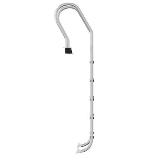 Ljestve za bazen 54 x 38 x 211 cm od nehrđajućeg čelika 304 - 54 x 38 x 211 cm 1 za betonsku površinu Zakrivljeni Cijena