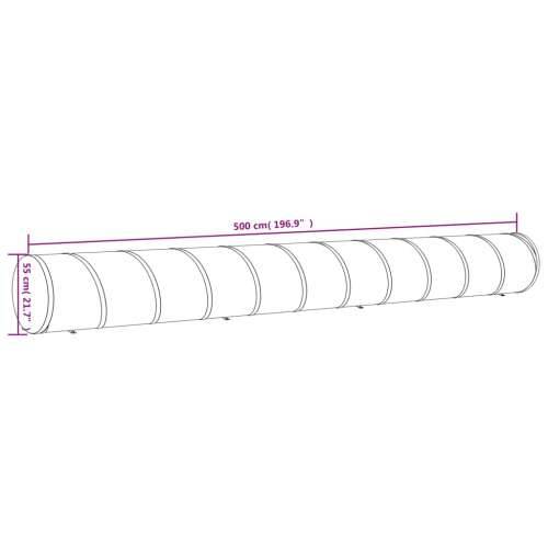 Tunel za pse plavi Ø 55 x 500 cm poliesterski - Ø 55 x 500 cm 1 Cijena