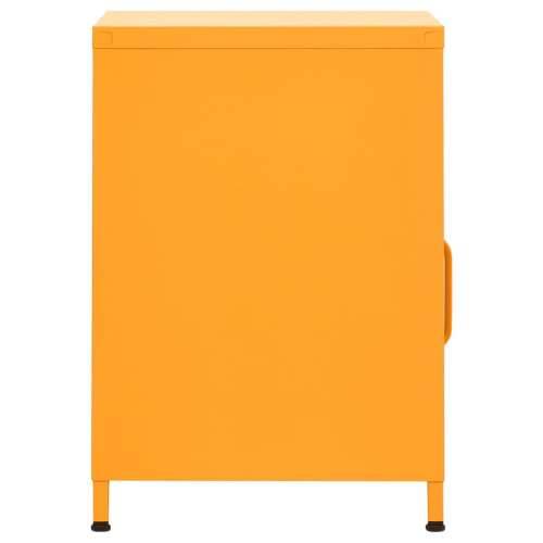Noćni ormarići 2 kom boja senfa 35 x 35 x 51 cm čelični - žuta boja senfa 2 Cijena