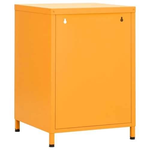 Noćni ormarići 2 kom boja senfa 35 x 35 x 51 cm čelični - žuta boja senfa 2 Cijena