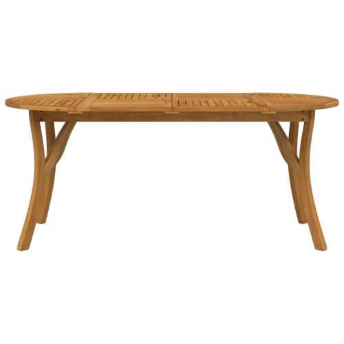 Vrtni stol 200 x 90 x 75 cm od masivnog bagremovog drva - 200 x 90 x 75 cm 1 Ovalno Cijena