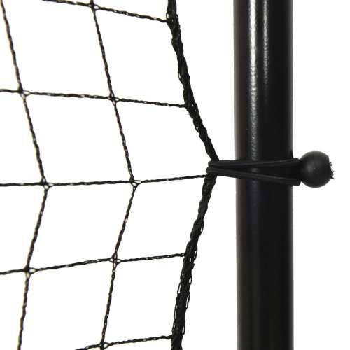 Nogometna mreža za odbijanje crna 366 x 90 x 183 cm HDPE Cijena