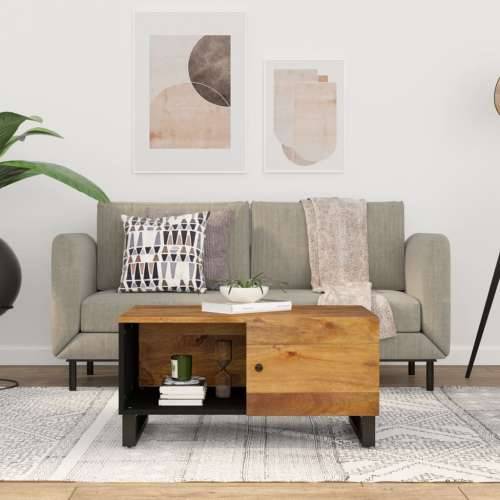 Stolić za kavu 80x50x40 cm od drva manga i konstruiranog drva - boja meda 1 Cijena