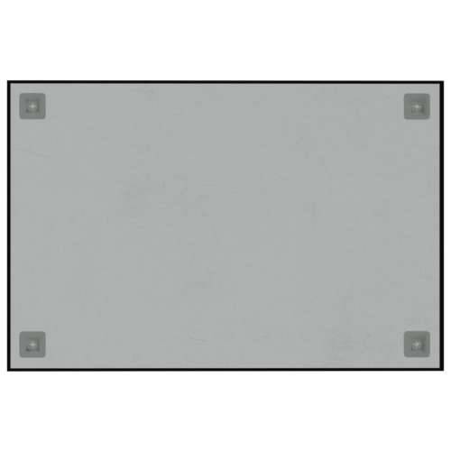 Zidna magnetna ploča crna 60 x 40 cm  od kaljenog stakla - Crna 60 x 40 cm bez dodataka Cijena