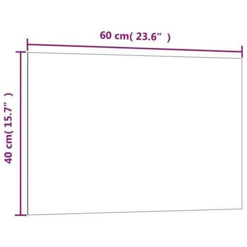 Zidna magnetna ploča crna 60 x 40 cm  od kaljenog stakla - Crna 60 x 40 cm bez dodataka Cijena