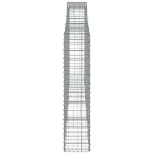Lučne gabionske košare 6 kom 400x30x40/60 cm pocinčano željezo - 400 x 30 x 140/160 cm 6 Cijena