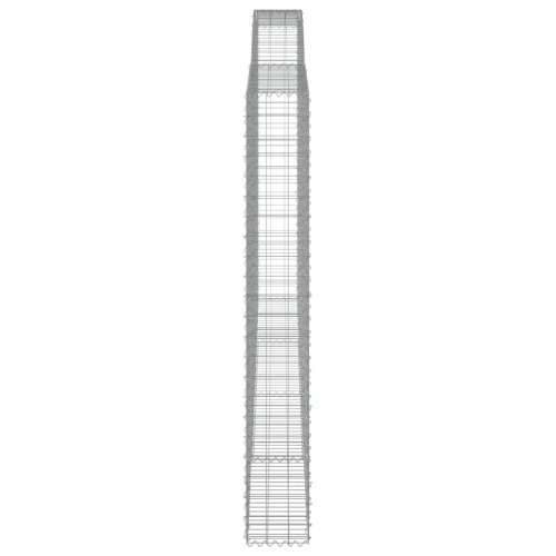 Lučne gabionske košare 3 kom 400x30x220/240cm pocinčano željezo - 400 x 30 x 220/240 cm 3 Cijena