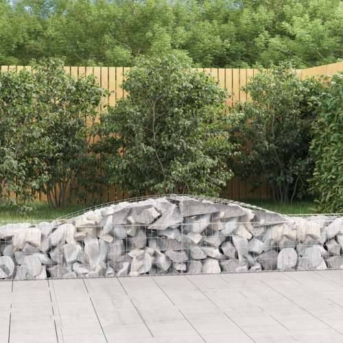Lučne gabionske košare 5 kom 400x50x40/60 cm pocinčano željezo - 400 x 50 x 40/60 cm 5 Cijena