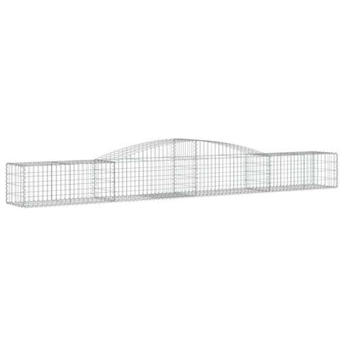 Lučne gabionske košare 5 kom 400x50x40/60 cm pocinčano željezo - 400 x 50 x 40/60 cm 5 Cijena