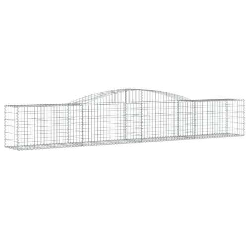 Lučne gabionske košare 4 kom 400x50x60/80 cm pocinčano željezo - 400 x 50 x 60/80 cm 4 Cijena