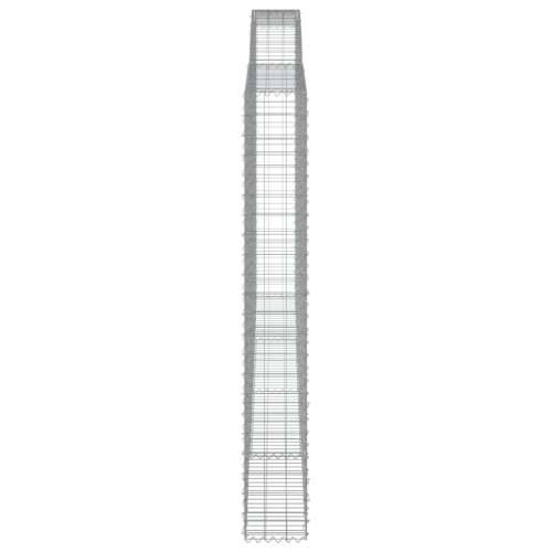 Lučne gabionske košare 4 kom 400x30x220/240cm pocinčano željezo - 400 x 30 x 220/240 cm 4 Cijena