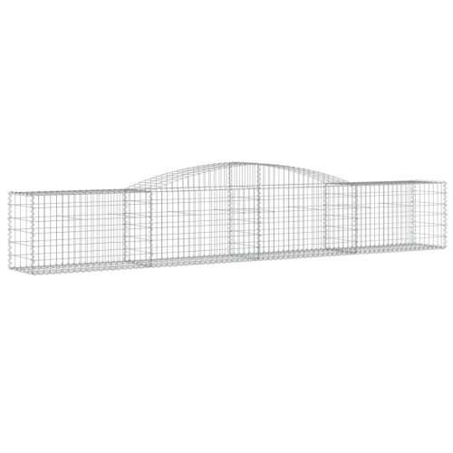 Lučne gabionske košare 5 kom 400x50x60/80 cm pocinčano željezo - 400 x 50 x 60/80 cm 5 Cijena