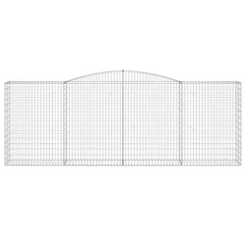 Lučne gabionske košare 8 kom 400x50x140/160cm pocinčano željezo - 400 x 50 x 140/160 cm 8 Cijena