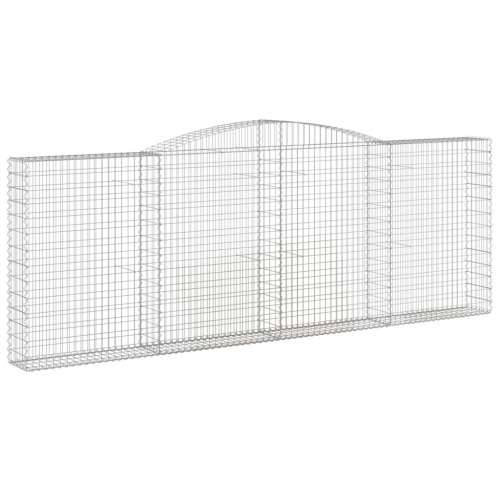 Lučne gabionske košare 2 kom 400x30x140/160cm pocinčano željezo - 400 x 30 x 140/160 cm 2 Cijena