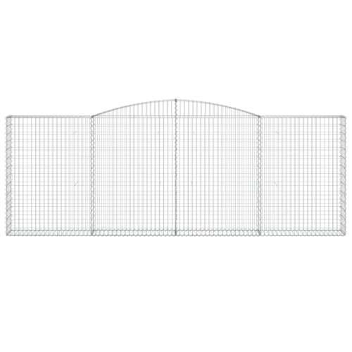 Lučne gabionske košare 2 kom 400x30x140/160cm pocinčano željezo - 400 x 30 x 140/160 cm 2 Cijena