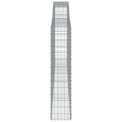 Lučne gabionske košare 2 kom 400x30x140/160cm pocinčano željezo - 400 x 30 x 140/160 cm 2 Cijena