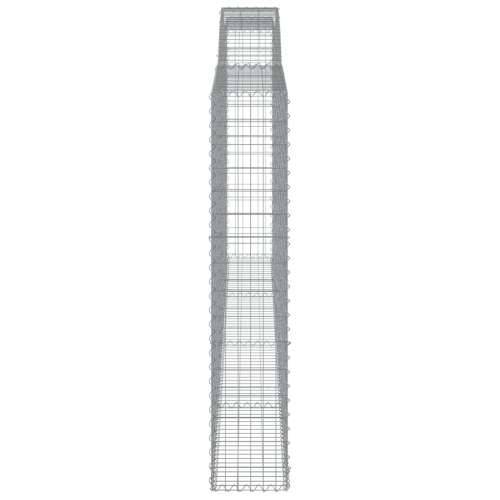 Lučne gabionske košare 2 kom 400x30x160/180cm pocinčano željezo - 400 x 30 x 160/180 cm 2 Cijena