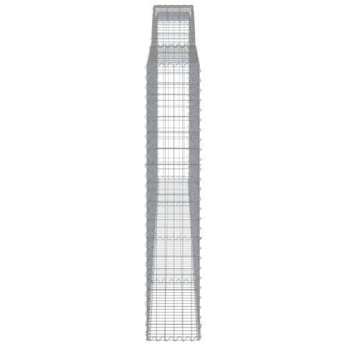 Lučne gabionske košare 3 kom 400x30x160/180cm pocinčano željezo - 400 x 30 x 160/180 cm 3 Cijena