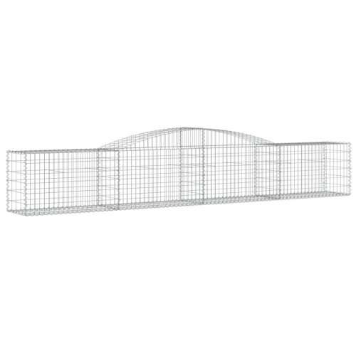 Lučne gabionske košare 6 kom 400x50x60/80 cm pocinčano željezo - 400 x 50 x 60/80 cm 6 Cijena