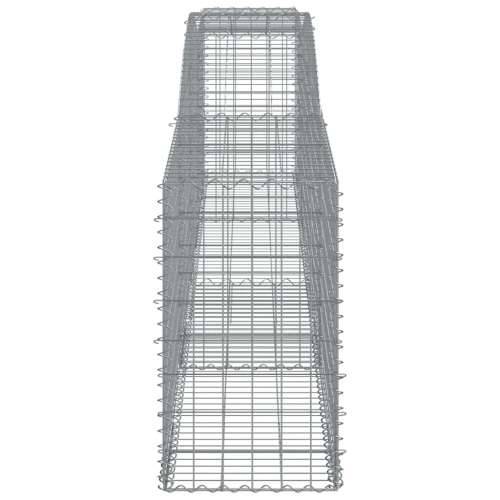 Lučne gabionske košare 2 kom 400x50x80/100 cm pocinčano željezo - 400 x 50 x 80/100 cm 2 Cijena